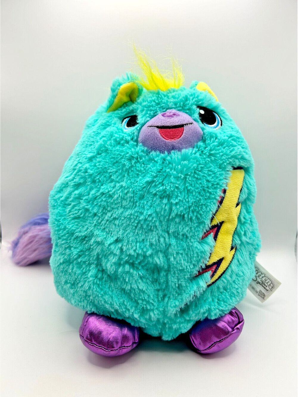 Misfittens Get Meowt Teal Bolt Cat Plush Lightning Basic Fun